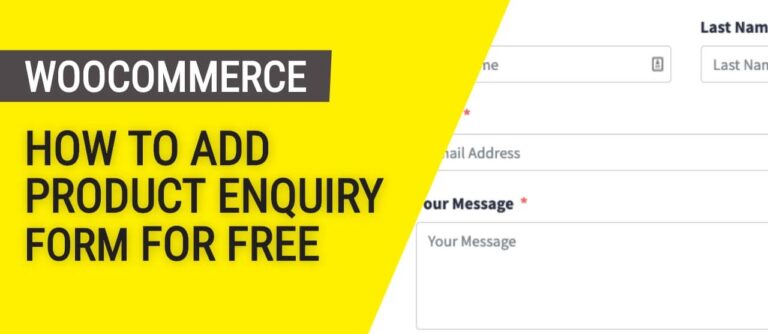 How To Add Woocommerce Product Enquiry Form 2