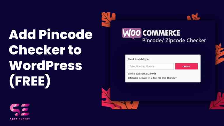 Pincode Checker Wordpress Softexpert
