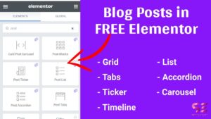 Blog post in elementor softexpert