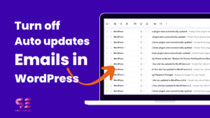 Turn off Auto updates Emails
