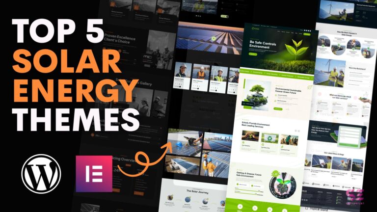 Top 5 solar energy themes