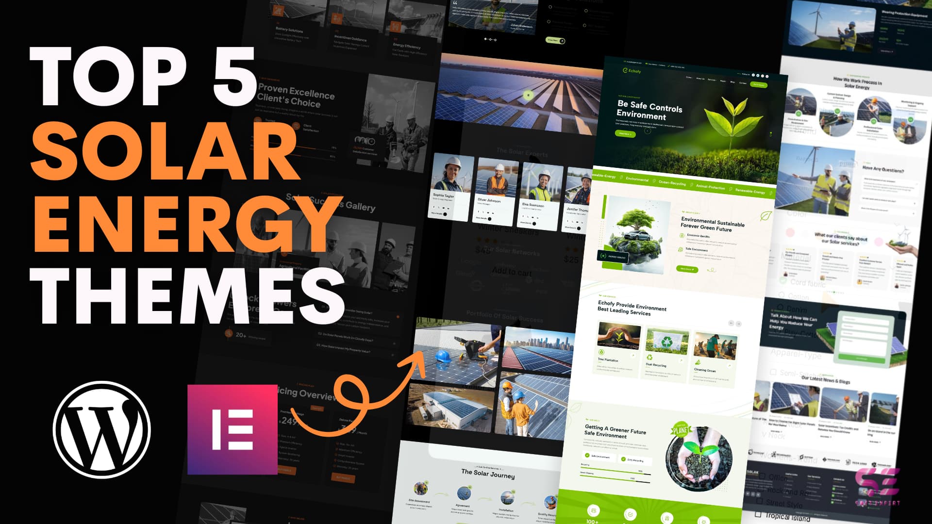 Top 5 solar energy themes