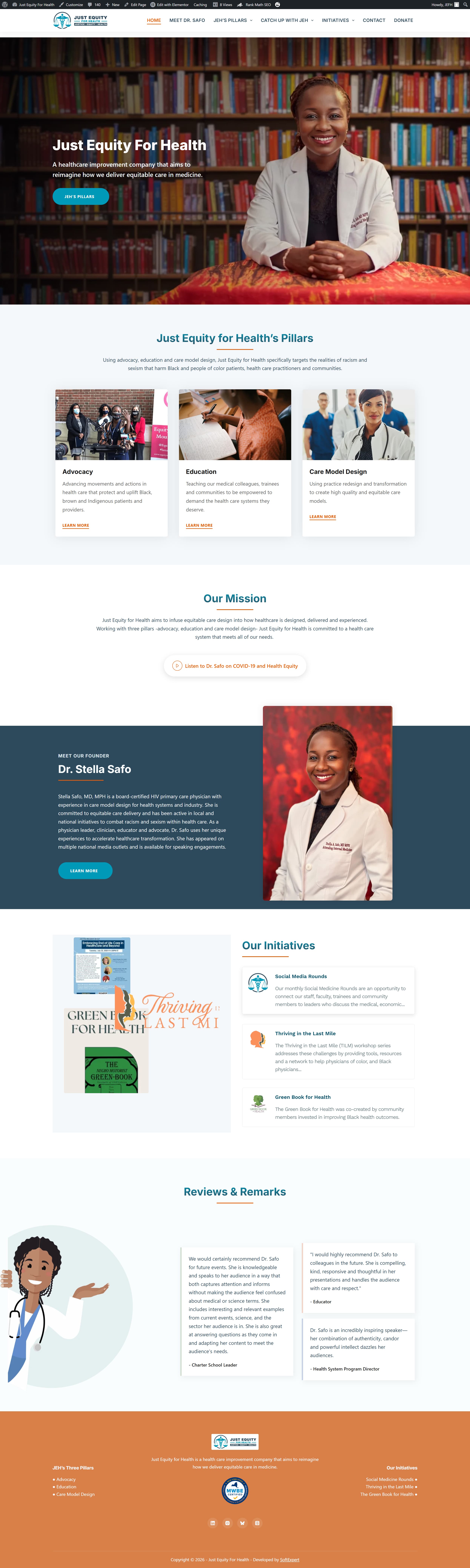 JEH full page screenshot