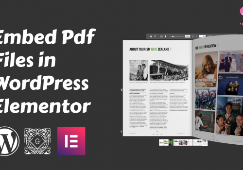 How to Embed PDF on Your WordPress Website – Elementor / Gutenberg